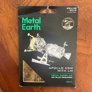 ⚜️Metal Earth Apollo CSM w/LM Metal Model Kit NWT!